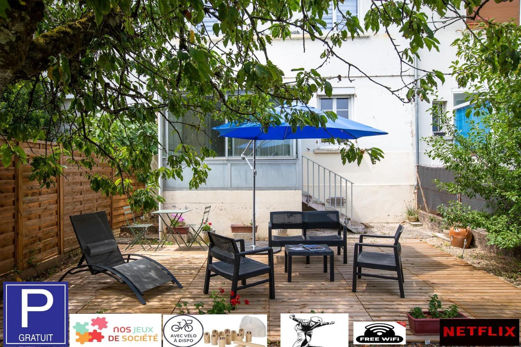 Le Coquet Chez Maguy Maison De Ville Avec Jardin Μπεζανσόν Εξωτερικό φωτογραφία